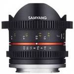 Samyang 8mm T3.1 VDSLR UMC Cine II Lens for Mirrorless cameras - Samsung NX Mount (7698) Samyang 8mm T3.1 VDSLR UMC Cine II Lens for Mirrorless cameras - Samsung NX Mount (7698)
